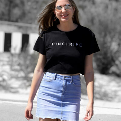 PINSTRIPE CROP  Thumbnail