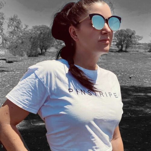 PINSTRIPE CROP  Thumbnail